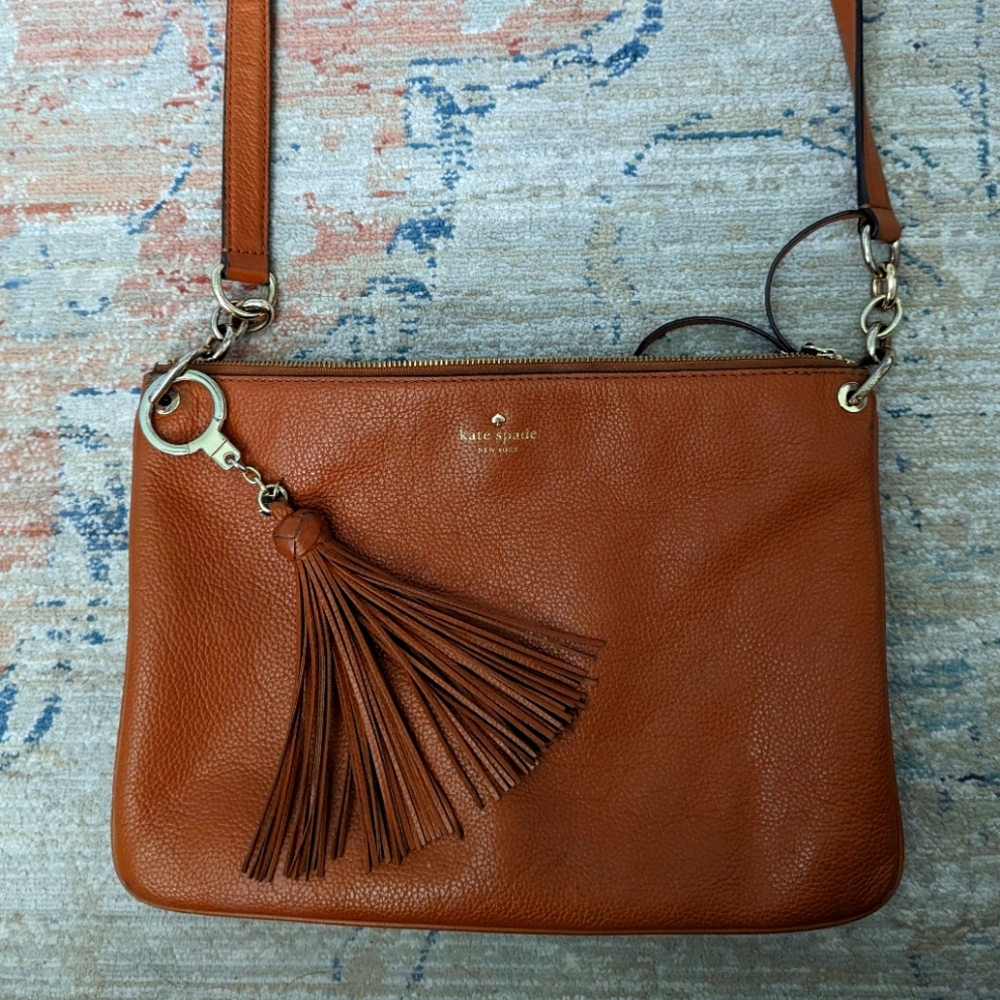 Kate Spade 3 pocket crossbody purse